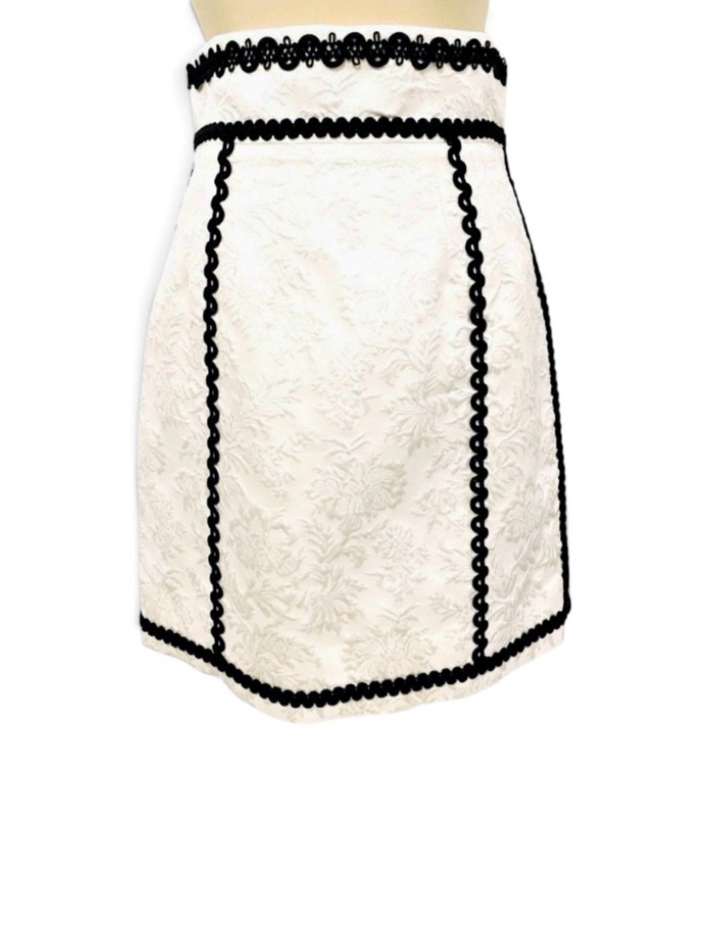 🛍️Dolce & Gabbana Rare & Authentic Silk Cotton Blend Jacquard Mini Skirt